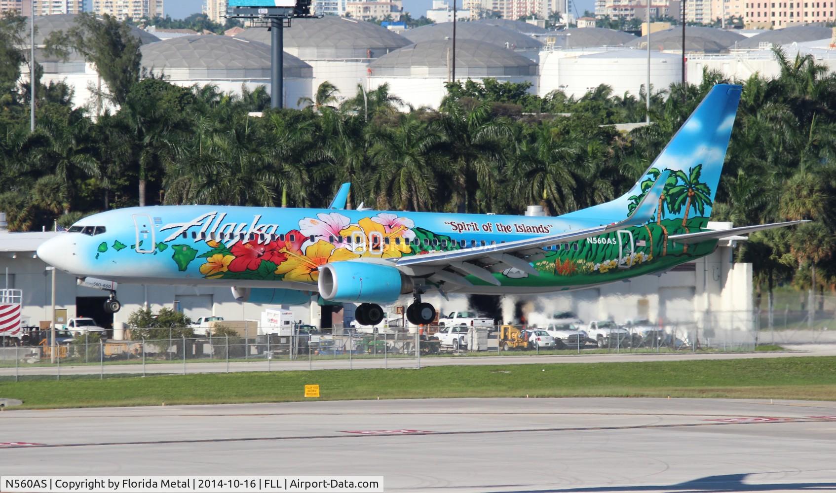 N560AS, 2006 Boeing 737-890 C/N 35179, Alaska Hawaii