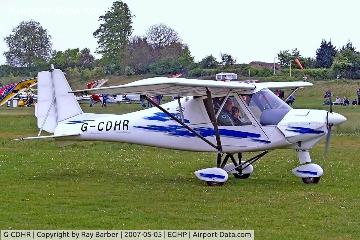 G-CDHR, 2005 Comco Ikarus C42 FB80 C/N 0502-6652, Comco Ikarus C-42 FB80 Cyclone [0502-6652] Popham~G 05/05/2007