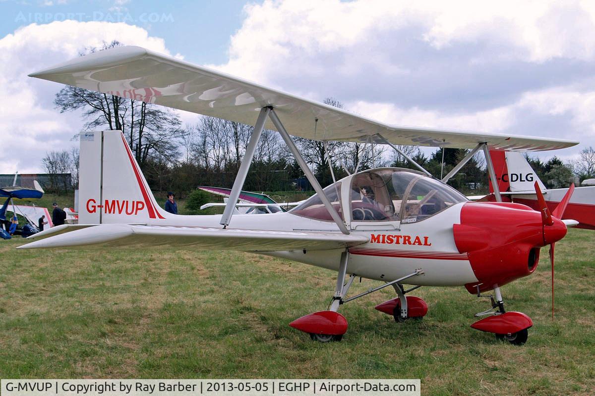 G-MVUP, 1988 Aviasud Mistral C/N BMAA/HB/003, Aviasud Mistral [BMAA/HB/003] Popham~G 05/05/2013