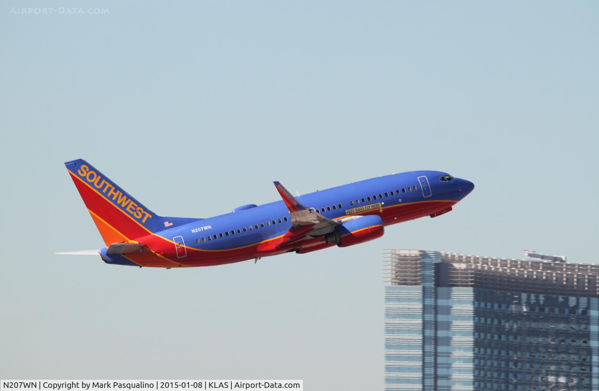 N207WN, 2005 Boeing 737-7H4 C/N 34012, Boeing 737-700