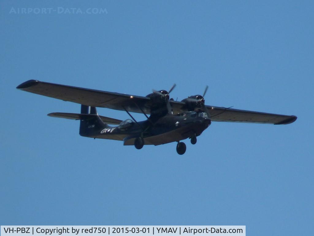 VH-PBZ, 1945 Consolidated PBY-6A Catalina C/N 2043, Catalina VH-PBZ in flying display at Avalon 2015