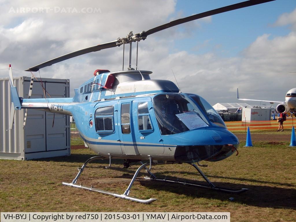 VH-BYJ, 1988 Bell 206L-3 LongRanger III C/N 51263, Bell Long Ranger VH BYJ at Avalon 2015