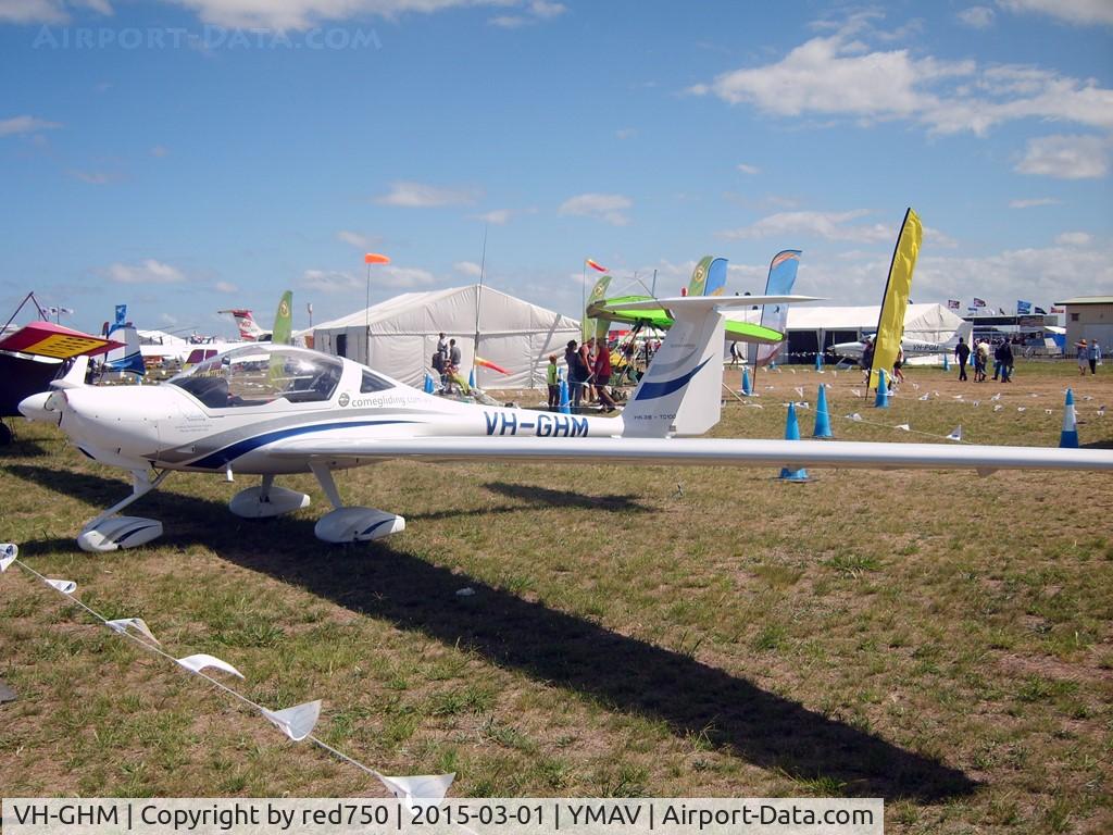 VH-GHM, 2010 Diamond HK-36 TC Super Dimona C/N 36.85, Diamond HK36 TC VH-GHM at Avalon 2015