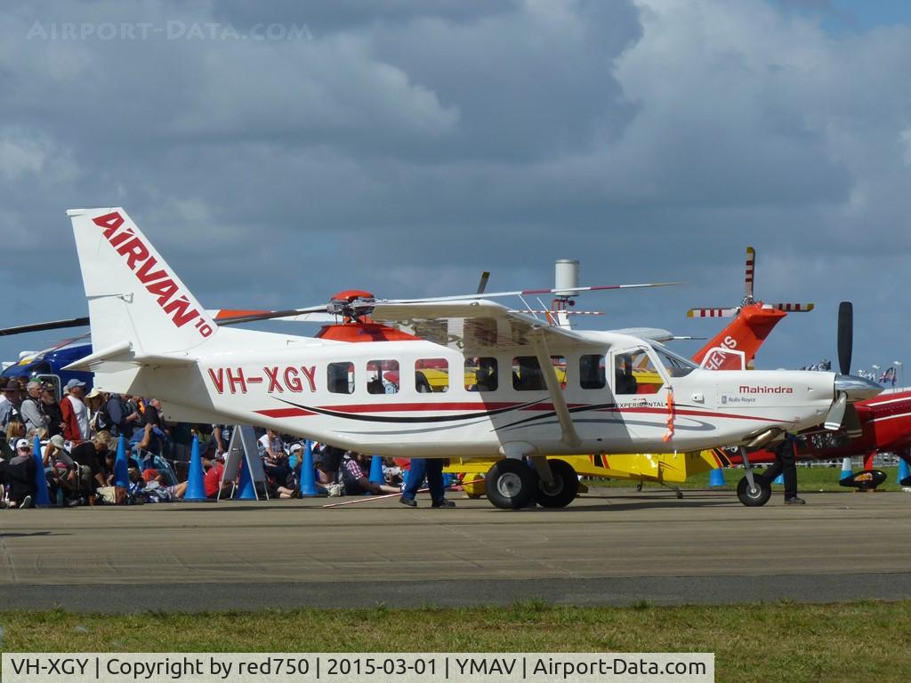 VH-XGY, 2012 Gippsland GA-10 C/N GA10XAA001, Gippsaero (Mahindra Industries) GA10 VH-GXY at Avalon 2015