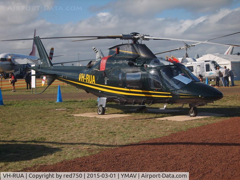 VH-RUA, 2001 Agusta A-109E Power C/N 11129, Agusta A109E VH-RUA at Avalon 2015