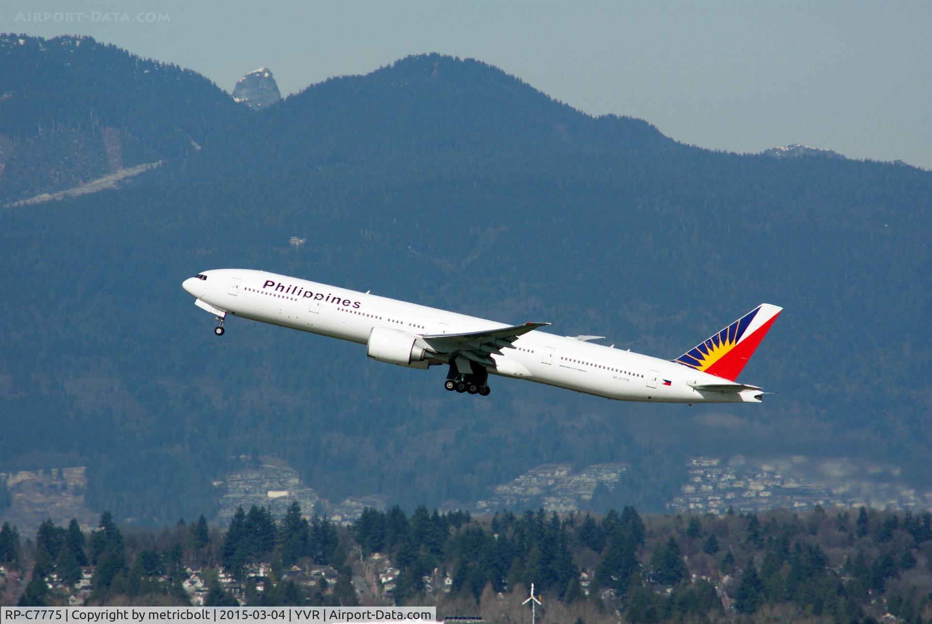 RP-C7775, Boeing 777-3F6ER C/N 35555, PR118 to YYZ