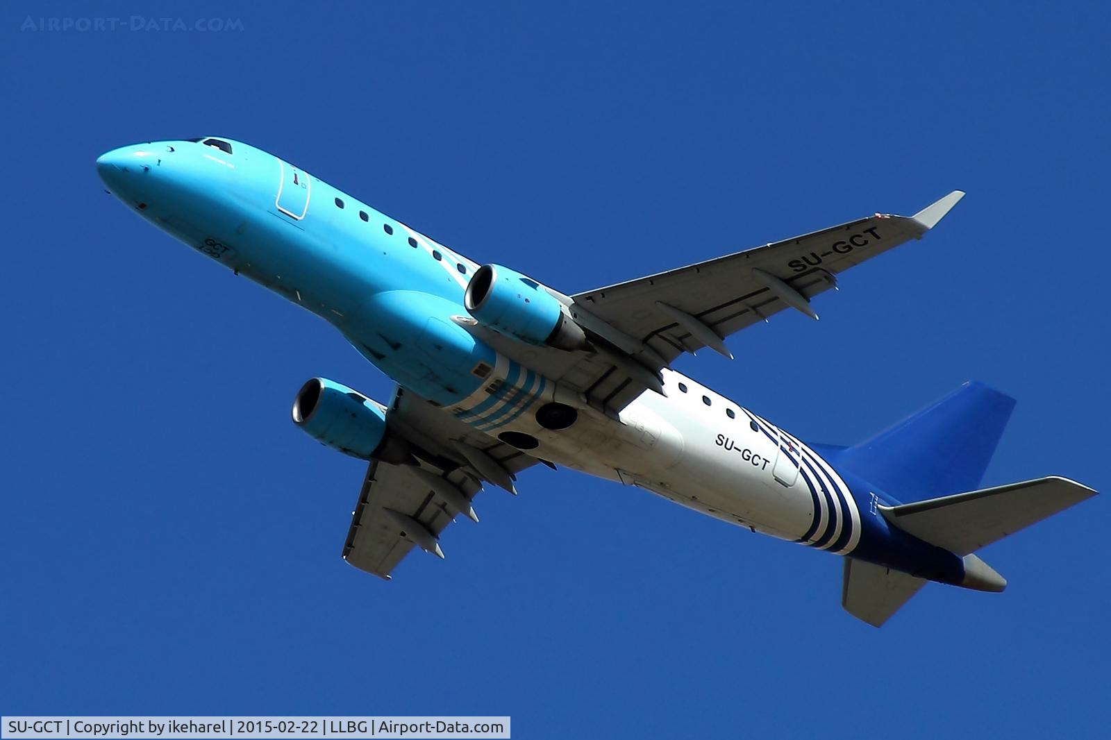 SU-GCT, 2007 Embraer 170LR (ERJ-170-100LR) C/N 17000167, T/O runway 26, fly to Cairo.