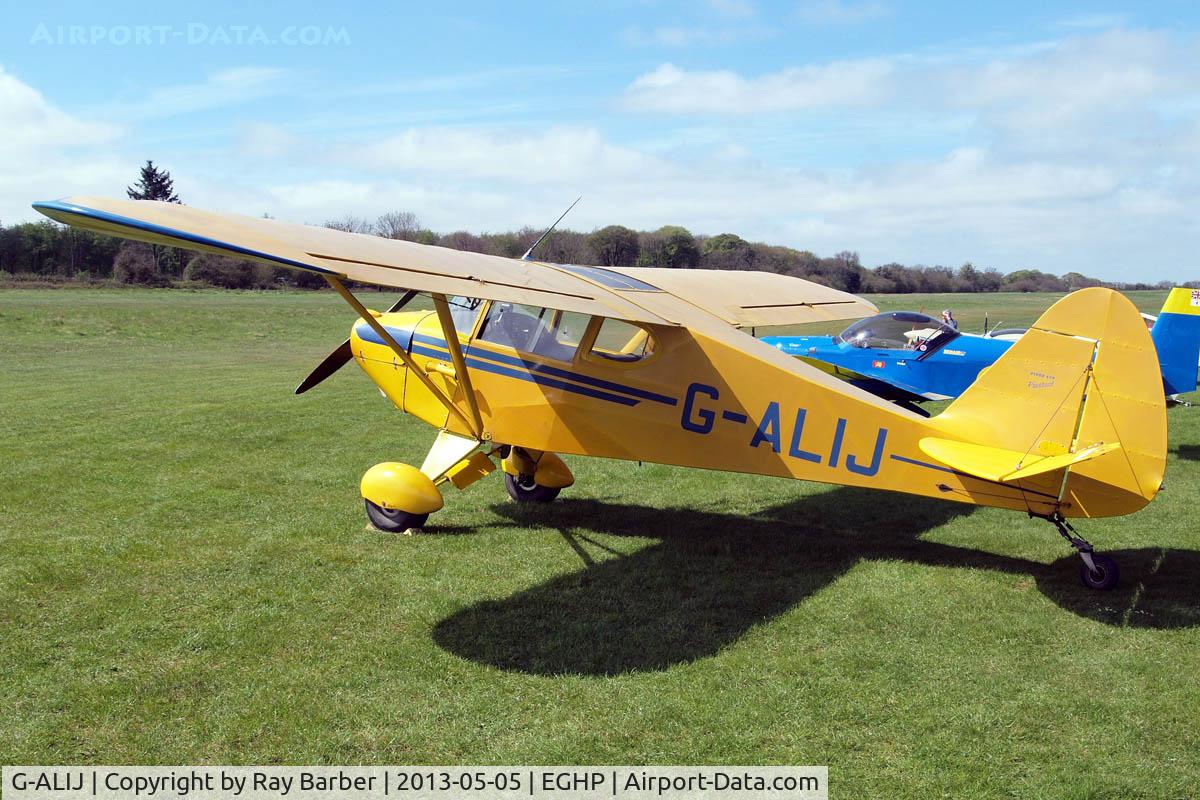 G-ALIJ, 1949 Piper PA-17 Vagabond C/N 17-166, Piper PA-17 Vagabond [17-166] Popham~G 05/05/2013