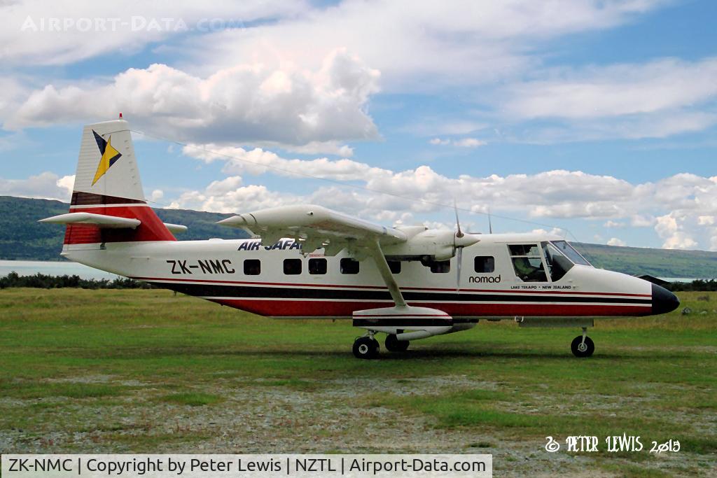ZK-NMC, GAF N24A Nomad C/N N24A-34, Air Safaris & Services (NZ) Ltd., Lake Tekapo. Jan2002