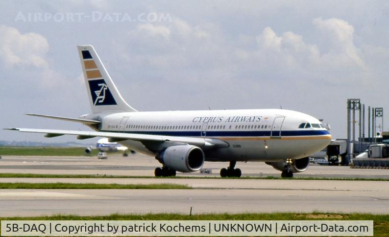 5B-DAQ, 1983 Airbus A310-203 C/N 300, A310 Cyprus Airways on Paris Charles de Gaulle