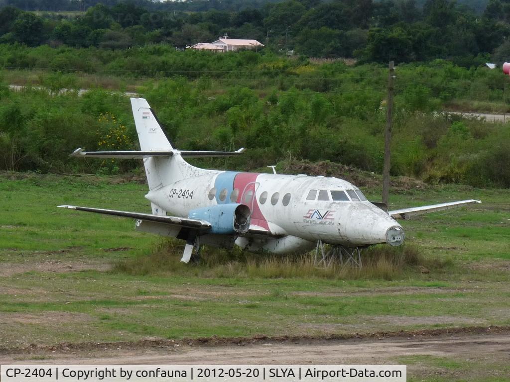 CP-2404, 1985 British Aerospace BAe-3101 Jetstream 31 C/N 680, BAe Jetstream 31 damaged in an emergency landing in 2003, abandoned at Yacuiba airport