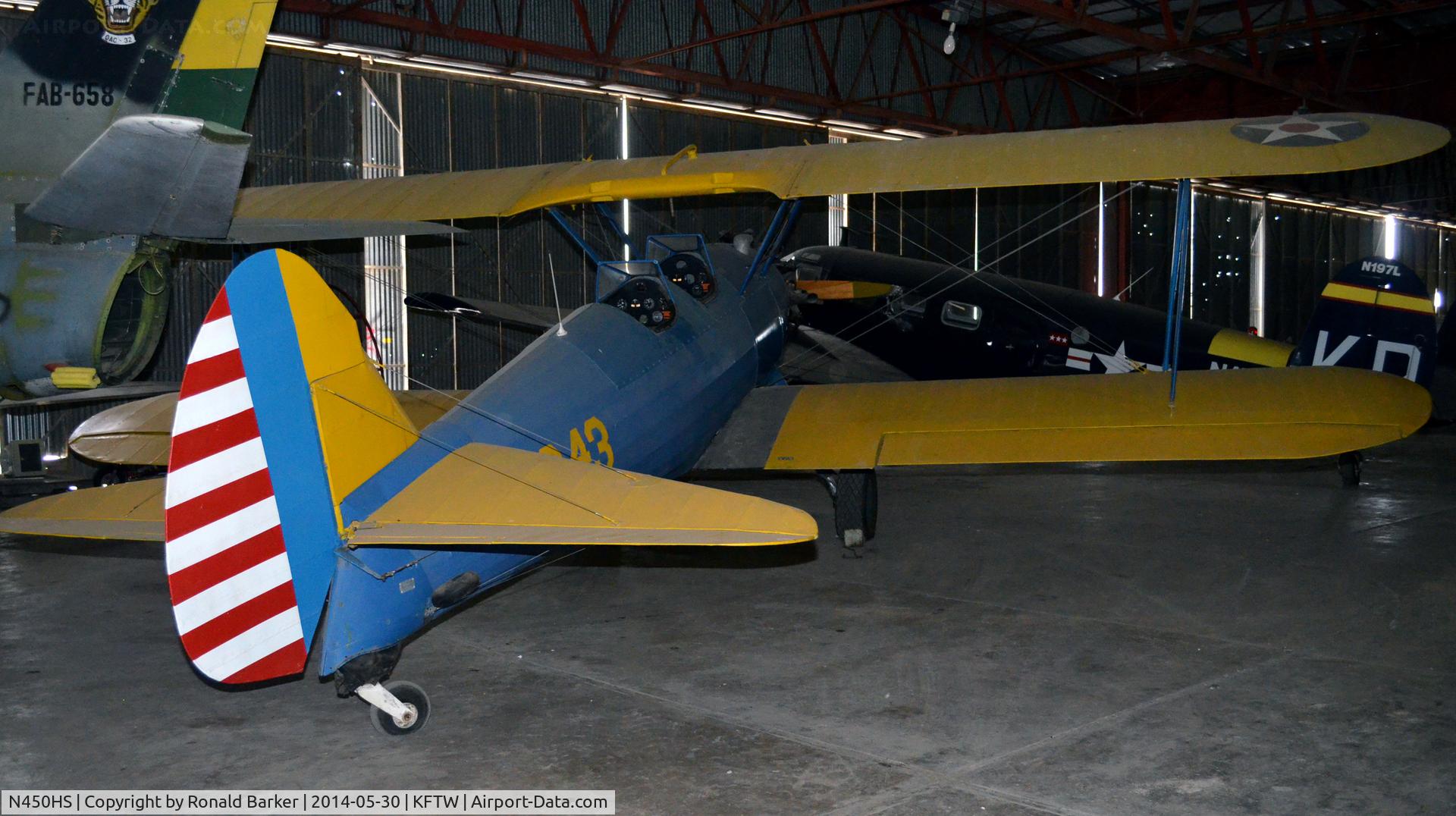 N450HS, 1942 Boeing E75 C/N 75-3876, Aircraft 043 at the Vintage Flight Museum