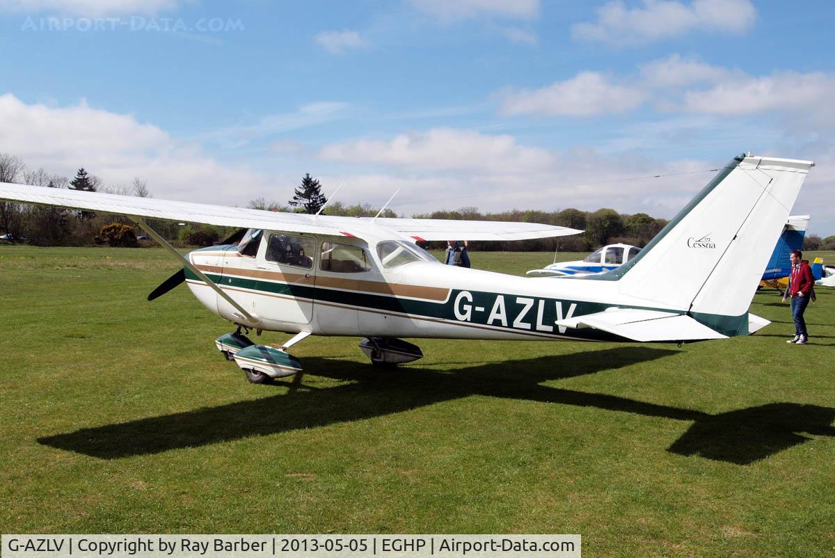 G-AZLV, 1969 Cessna 172K Skyhawk C/N 17257908, Cessna 172K Skyhawk [172-57908] Popham~G 05/05/2013