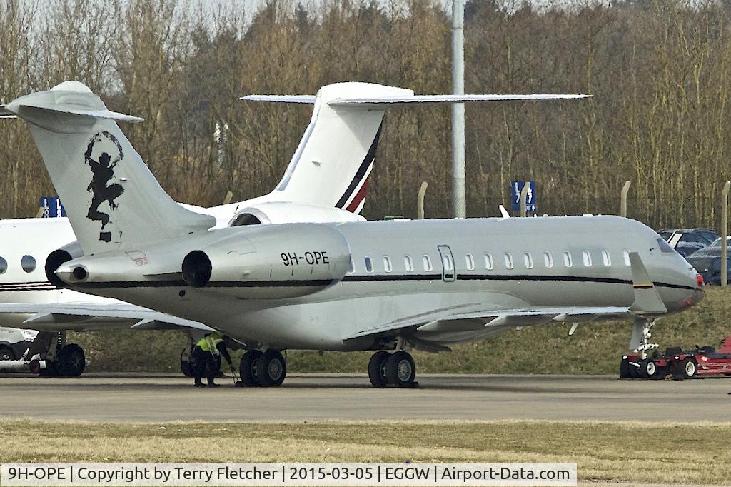 9H-OPE, 2011 Bombardier BD-700-1A10 Global Express C/N 9440, 2011 Bombardier BD-700-1A10 Global Express, c/n: 9440 at Luton