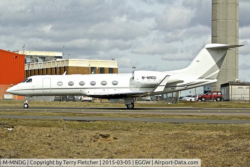 M-MNDG, 2012 Gulfstream Aerospace GIV-X (G450) C/N 4266, 2012 Gulfstream Aerospace GIV-X (G450), c/n: 4266 at Luton