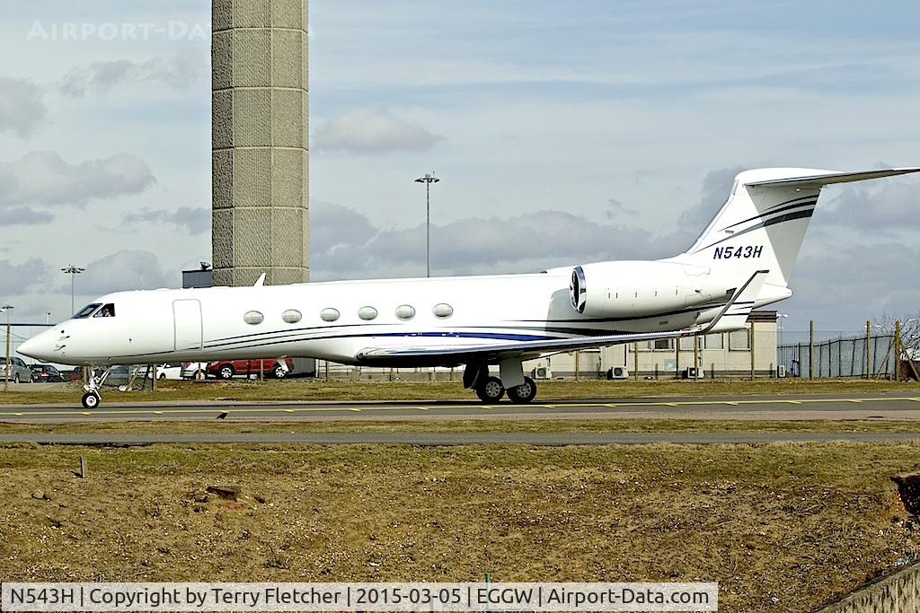 N543H, 2002 Gulfstream Aerospace G-V C/N 688, 2002 Gulfstream Aerospace G-V, c/n: 688 at Luton