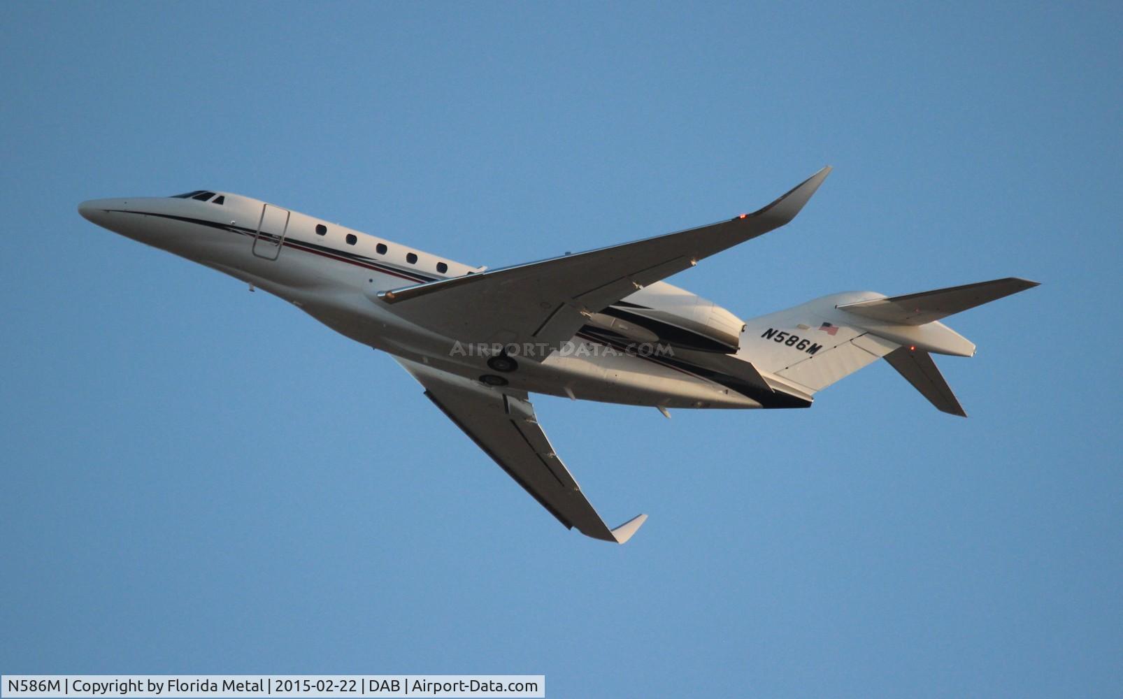 N586M, 2014 Cessna 750 + Citation X C/N 750-0506, NASCAR Driver Paul Menard Citation X+