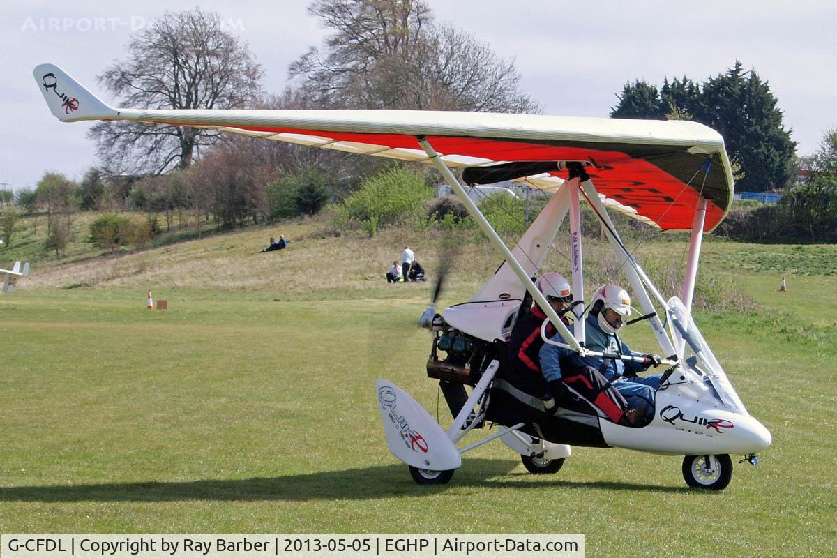 G-CFDL, 2008 Mainair Quikr C/N 8370, G-CFDL   P & M Aviation QuickR 912S [8370] Popham~G 05/05/2013