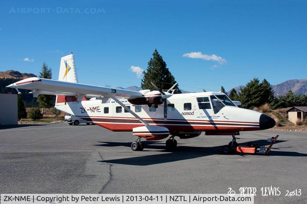 ZK-NME, GAF N24A Nomad C/N N24A-122, Air Safaris & Services (NZ) Ltd., Lake Tekapo