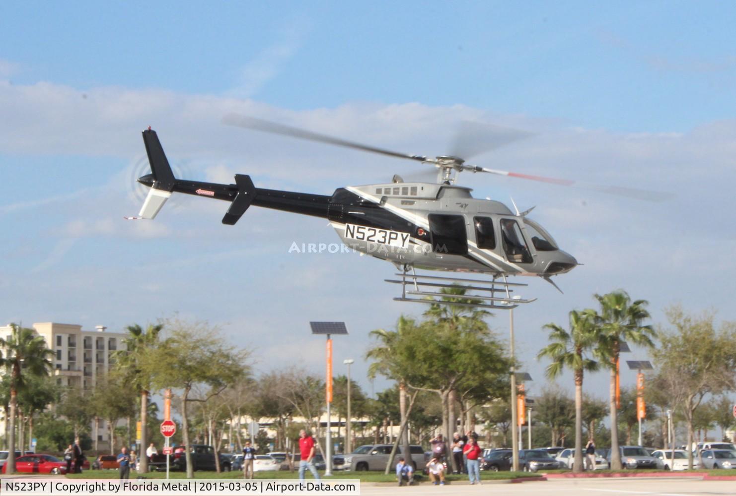 N523PY, 2014 Bell 407 C/N 54155, Bell 407 at Heliexpo Orlando