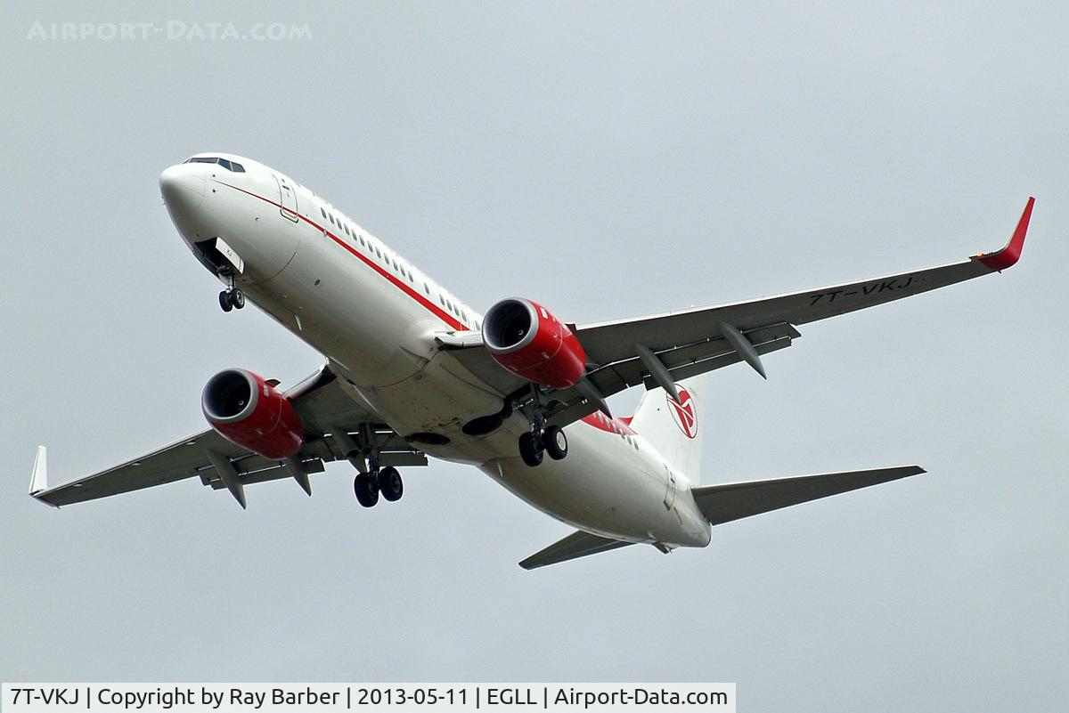 7T-VKJ, 2011 Boeing 737-8D6 C/N 40864, Boeing 737-8D6 [40864] (Air Algerie) Home~G 11/05/2013. On approach 27R.
