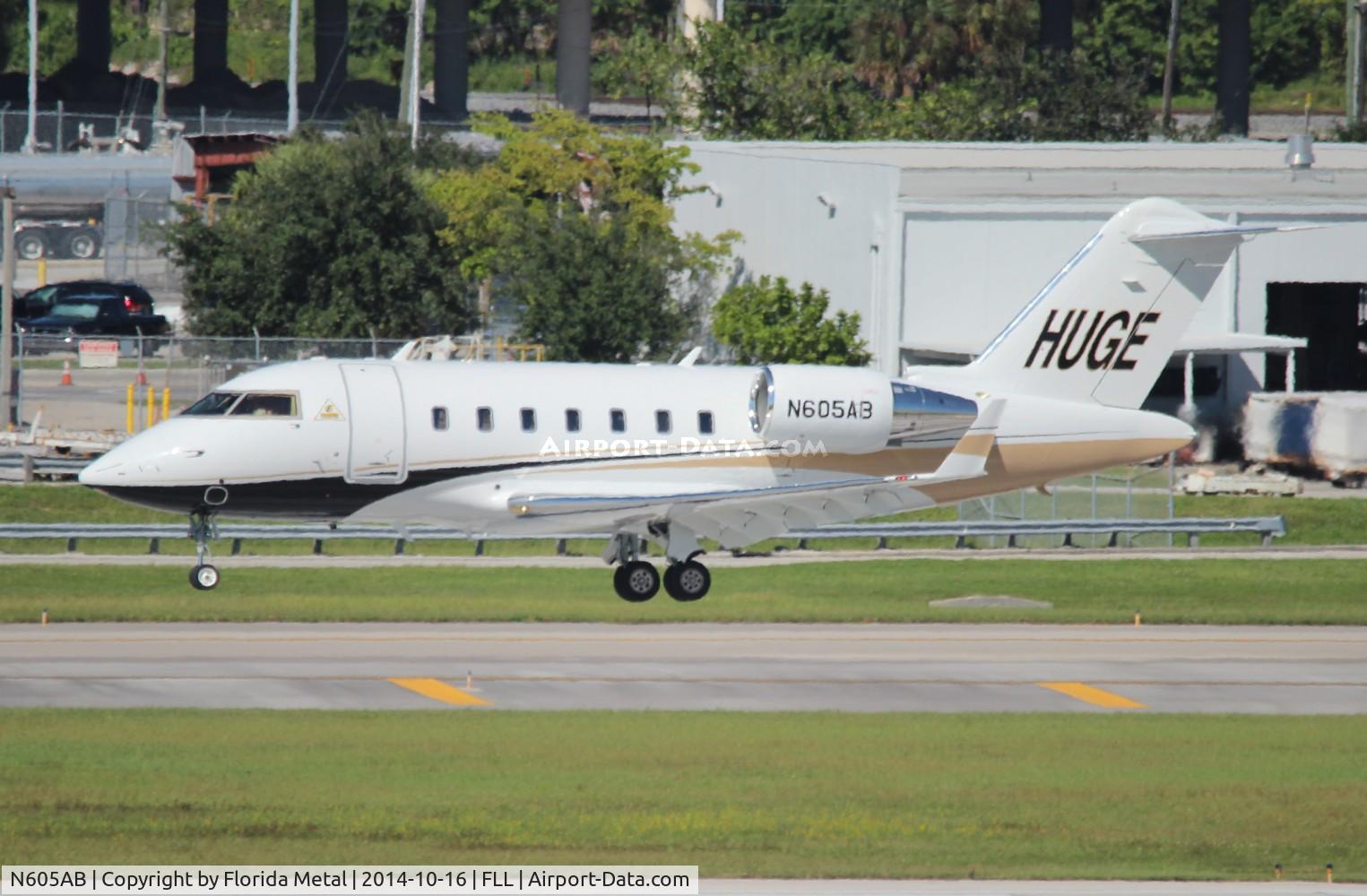 N605AB, 2009 Bombardier Challenger 605 (CL-600-2B16) C/N 5792, Challenger 605