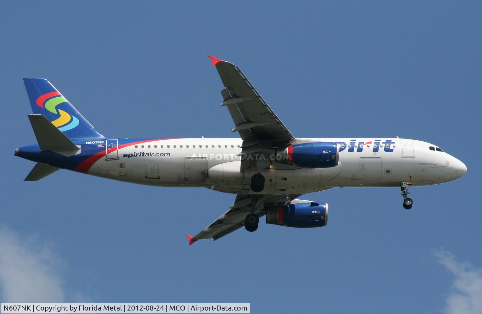 N607NK, 2011 Airbus A320-232 C/N 4595, Spirit