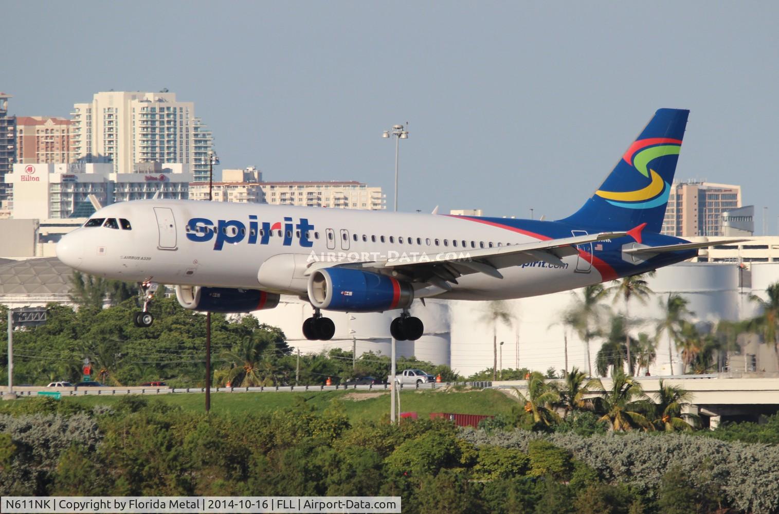 N611NK, 2011 Airbus A320-232 C/N 4996, Spirit A320