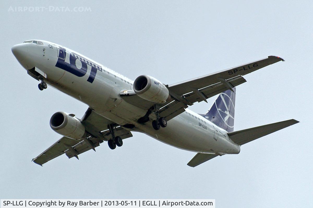 SP-LLG, 1997 Boeing 737-45D C/N 28753, Boeing 737-45D [28753] (LOT Polish Airlines) Home~G 11/05/2013. On approach 27R.