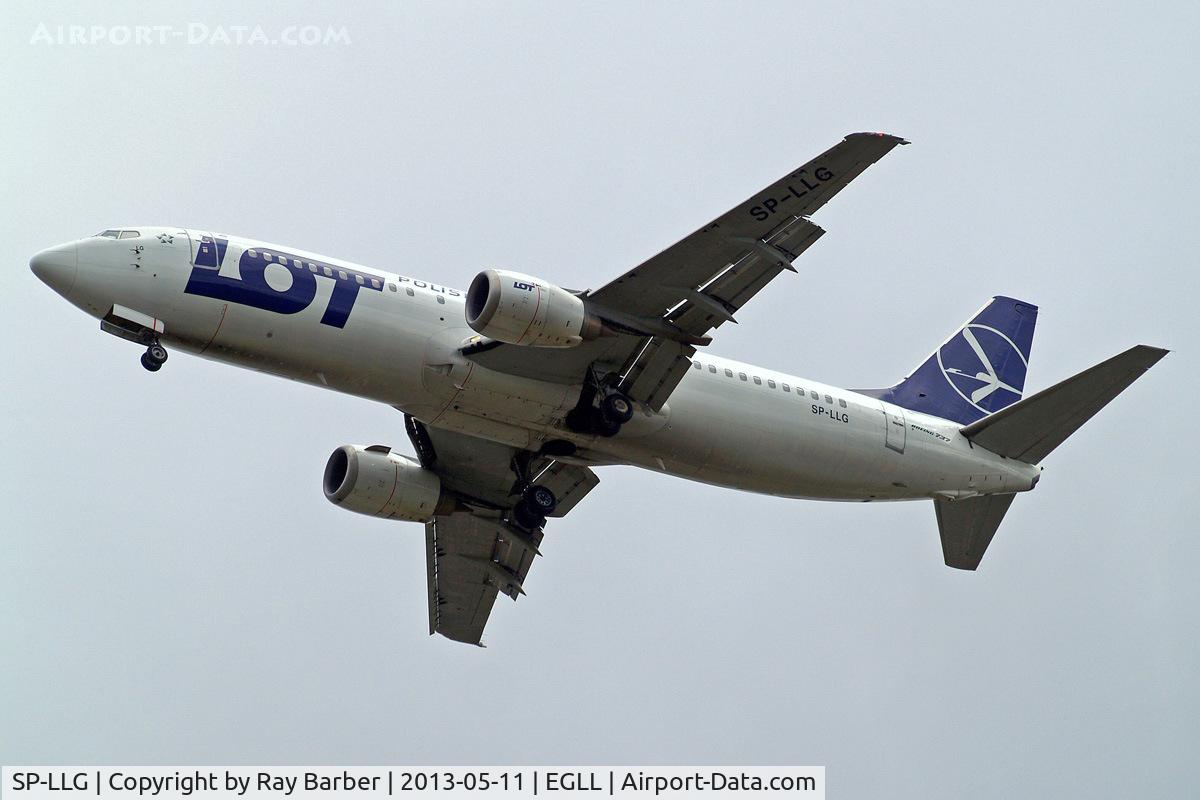 SP-LLG, 1997 Boeing 737-45D C/N 28753, Boeing 737-45D [28753] (LOT Polish Airlines) Home~G 11/05/2013. On approach 27R.