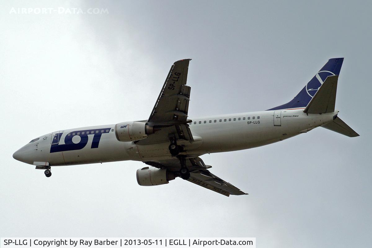 SP-LLG, 1997 Boeing 737-45D C/N 28753, Boeing 737-45D [28753] (LOT Polish Airlines) Home~G 11/05/2013. On approach 27R.