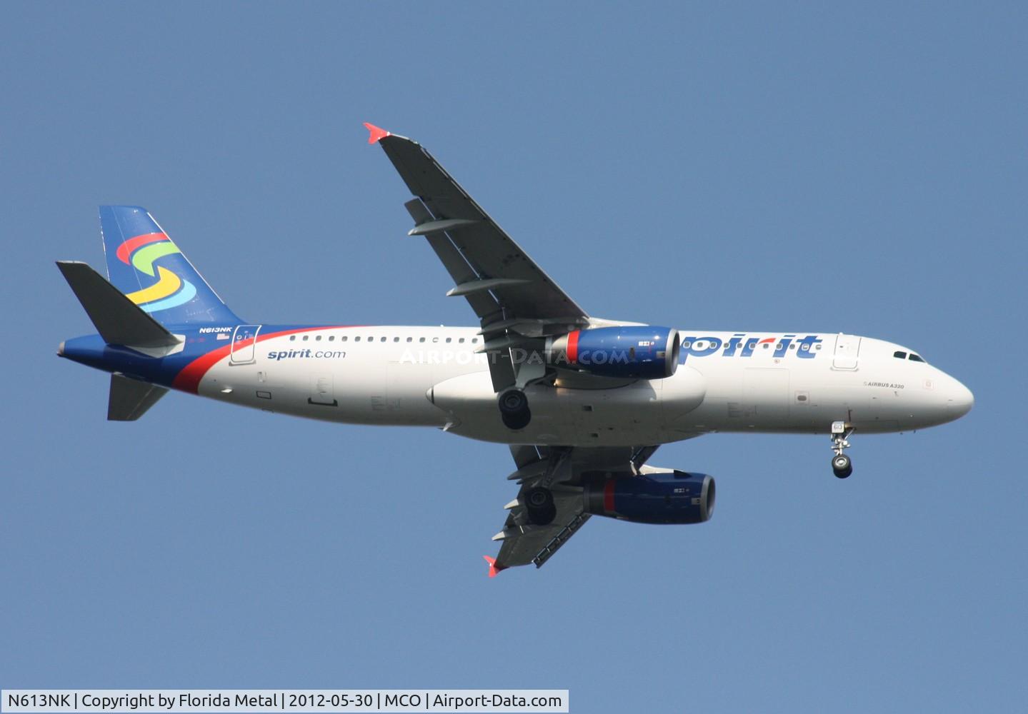 N613NK, 2012 Airbus A320-232 C/N 5042, Spirit
