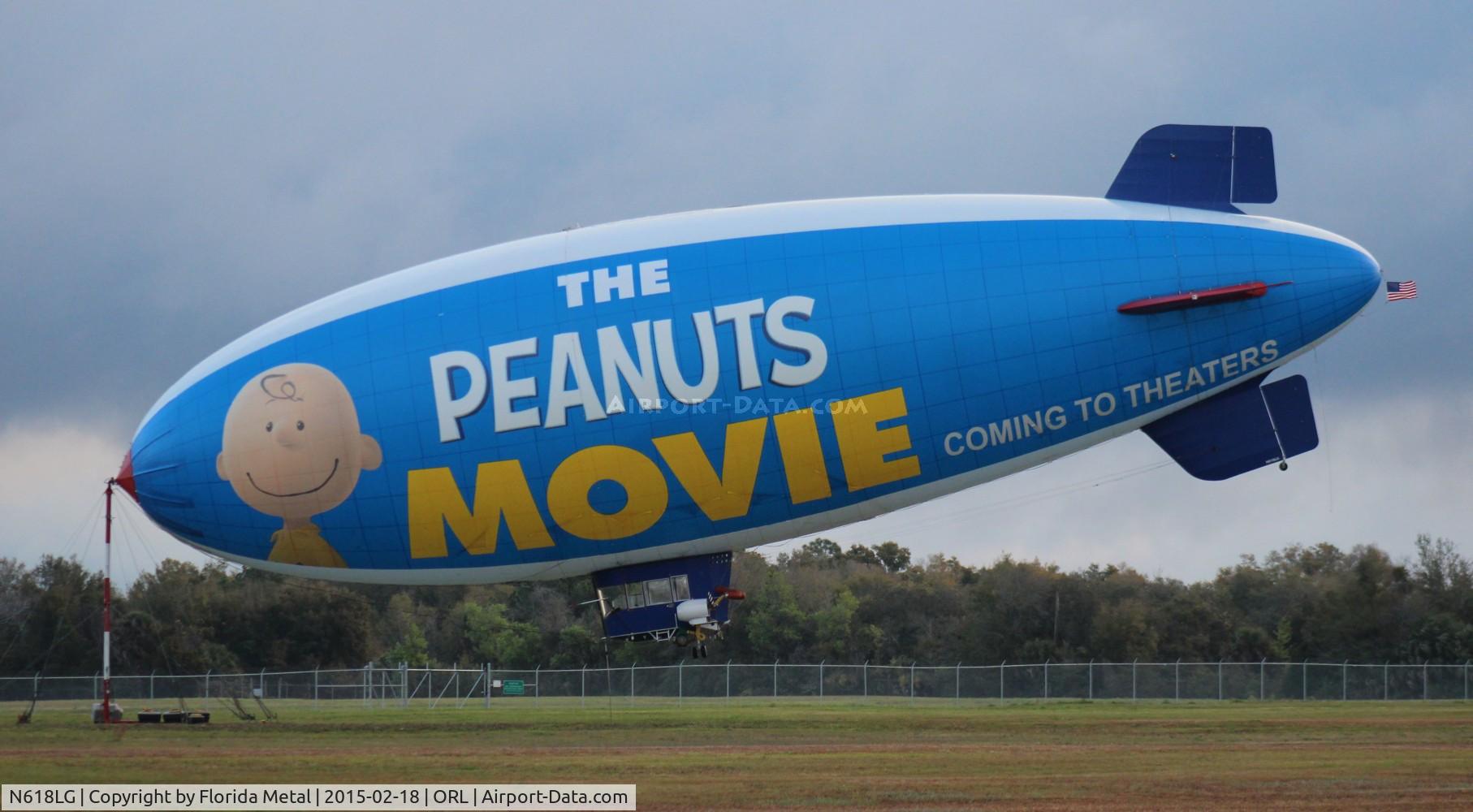 N618LG, 2000 American Blimp Corp A-60+ C/N 018, Met Life Peanuts Movie blimp