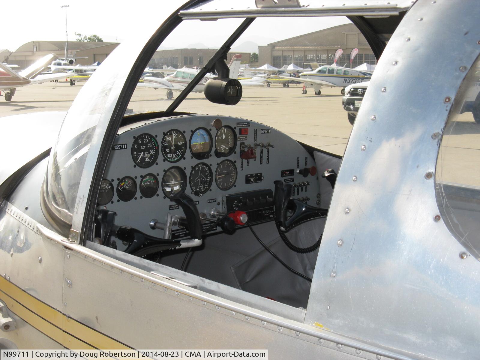 N99711, 1946 Erco 415D Ercoupe C/N 2334, 1946 ERCO Ercoupe 415-D, Continental O-200 100 Hp upgrade, highly upgraded panel