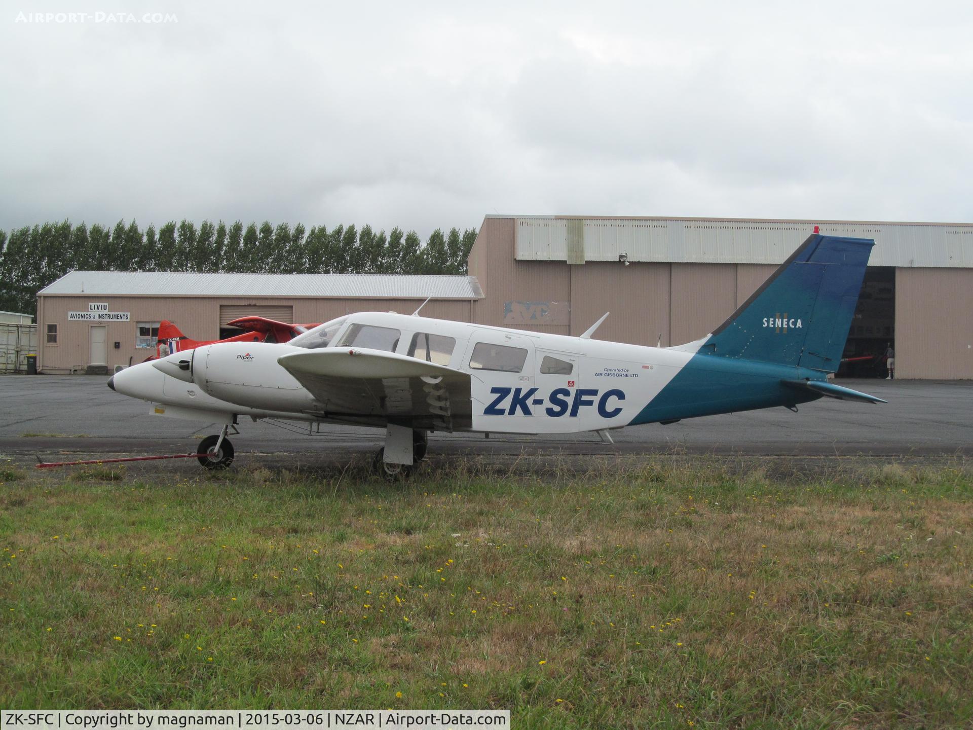 ZK-SFC, Piper PA-34-200T C/N 34-7770054, at new home of ardmore