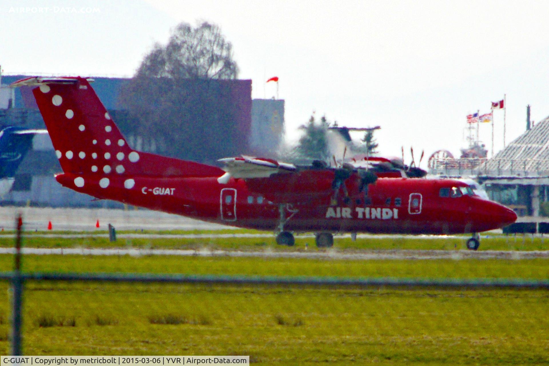 C-GUAT, 1978 De Havilland Canada DHC-7-103 Dash 7 C/N 10, Departing YVR