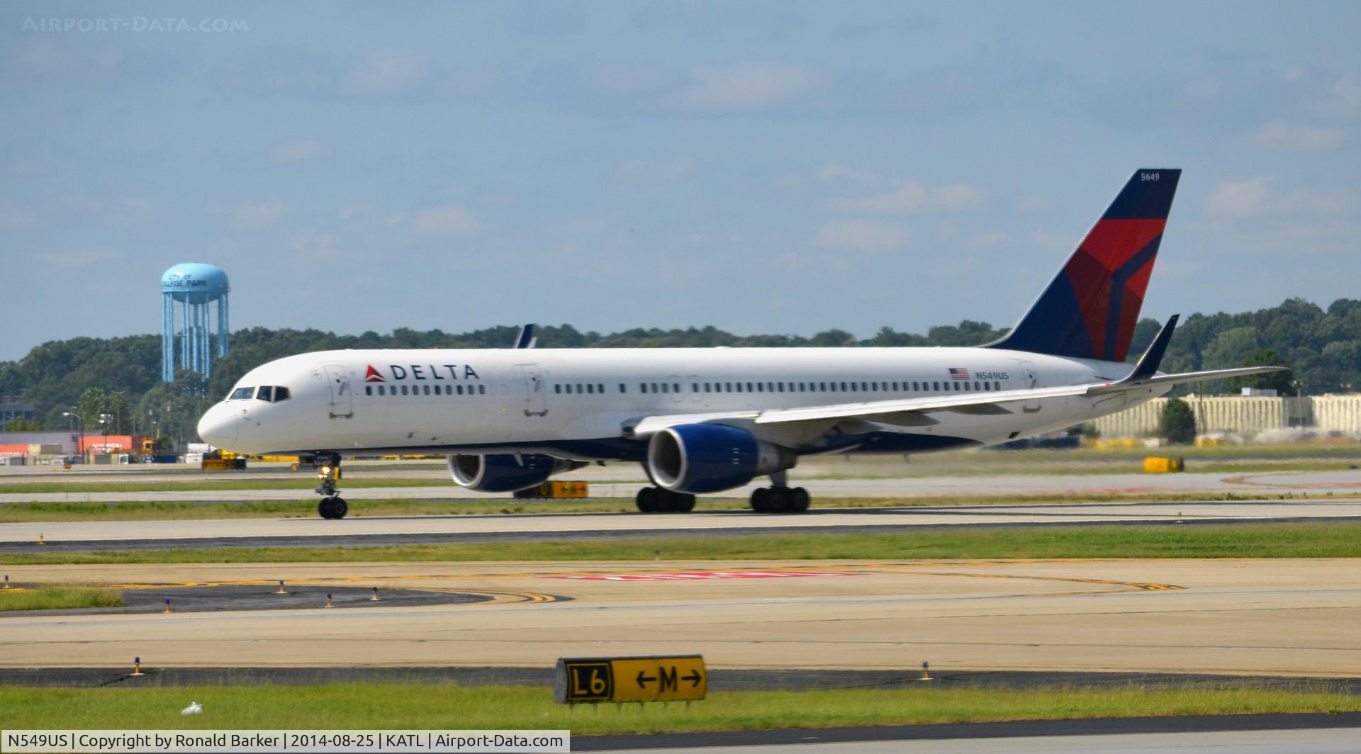 N549US, 1996 Boeing 757-251 C/N 26496, Takeoff Atlanta
