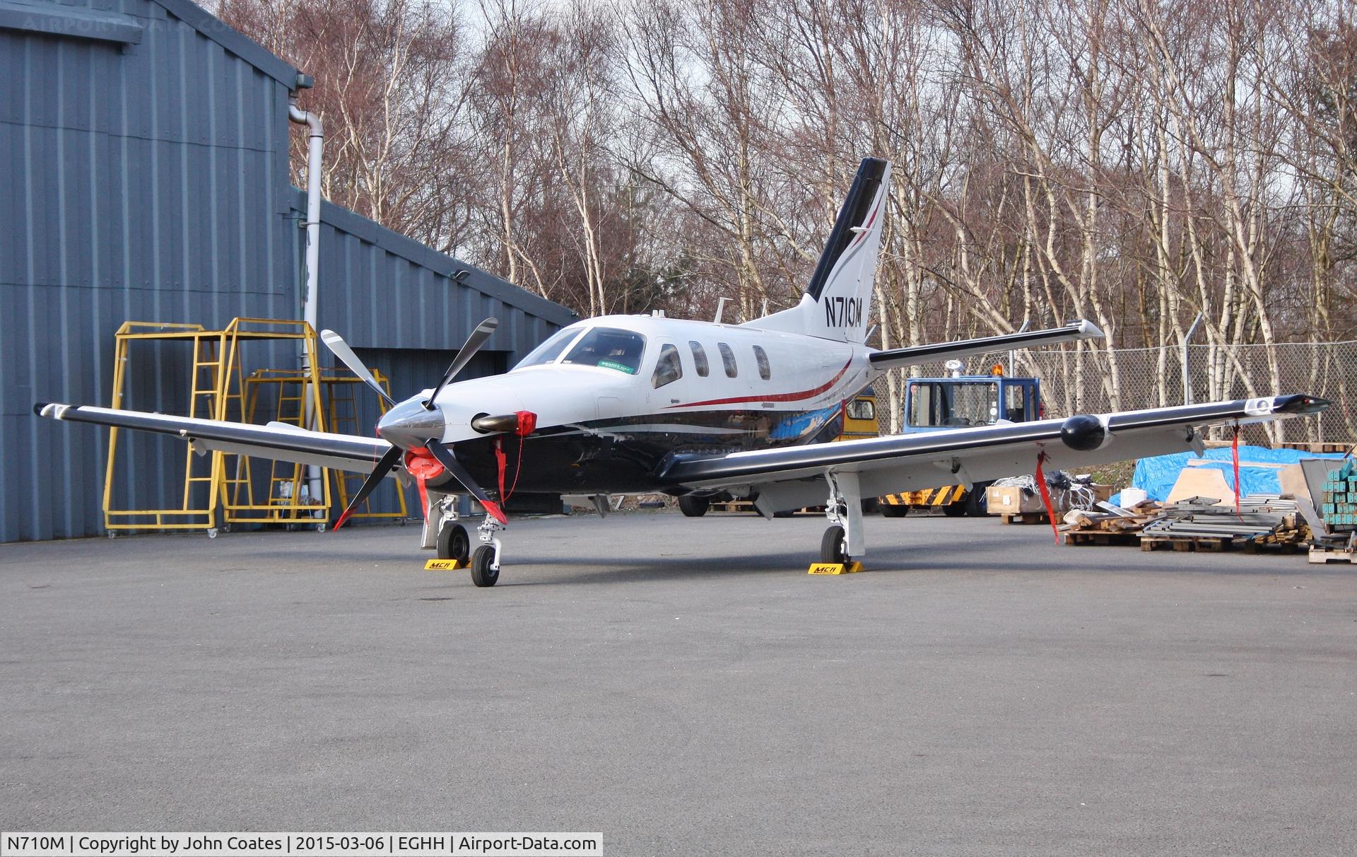 N710M, 2005 Socata TBM-700 C/N 326, At MCA Aviation