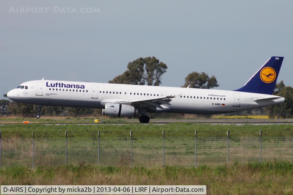 D-AIRS, 1996 Airbus A321-131 C/N 0595, Landing