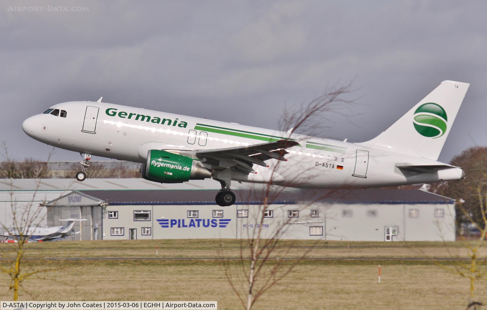 D-ASTA, 2011 Airbus A319-112 C/N 4663, Lift off through the wood !
