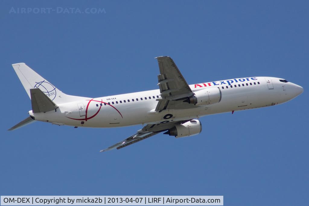 OM-DEX, 1997 Boeing 737-46J C/N 28867, Take off