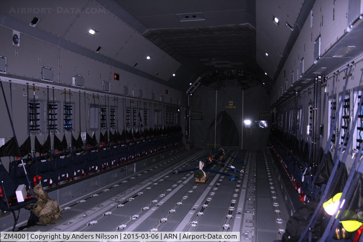 ZM400, 2014 Airbus A400M Atlas C.1 C/N 015, The cargo hold.