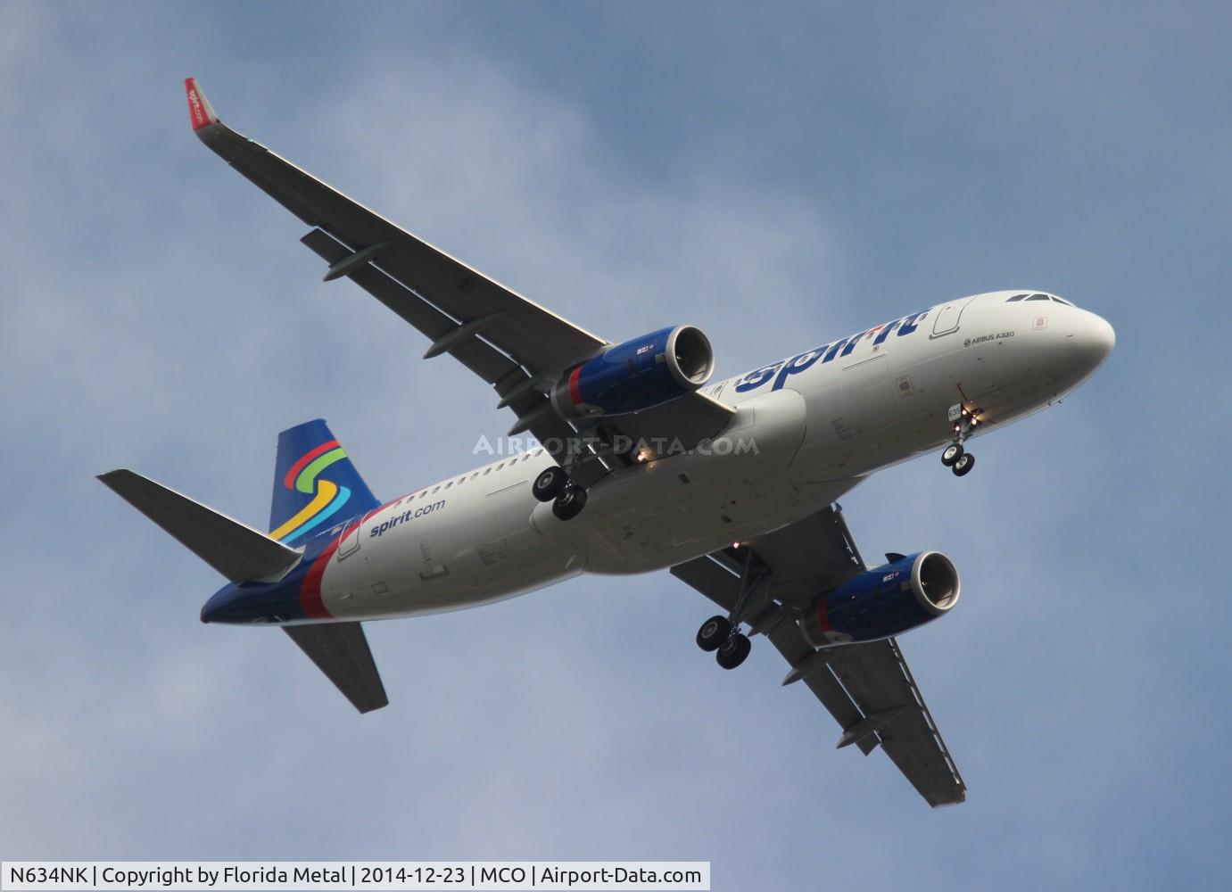 N634NK, 2014 Airbus A320-232 C/N 6370, Spirit A320