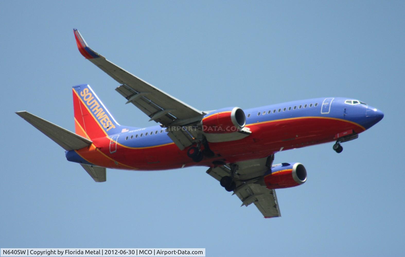 N640SW, 1996 Boeing 737-3H4 C/N 27713, Southwest