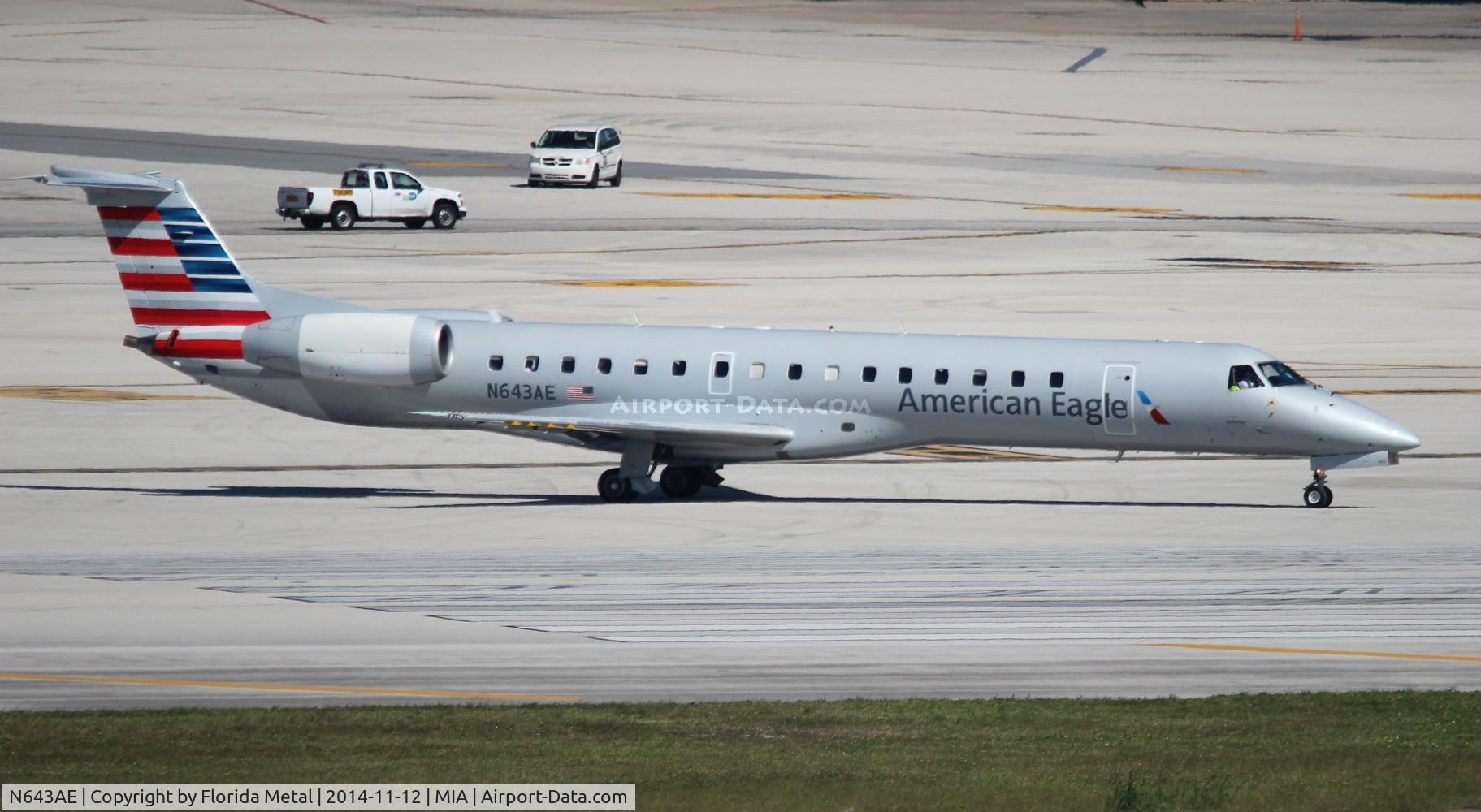 N643AE, 1999 Embraer ERJ-145LR (EMB-145LR) C/N 145200, American Eagle