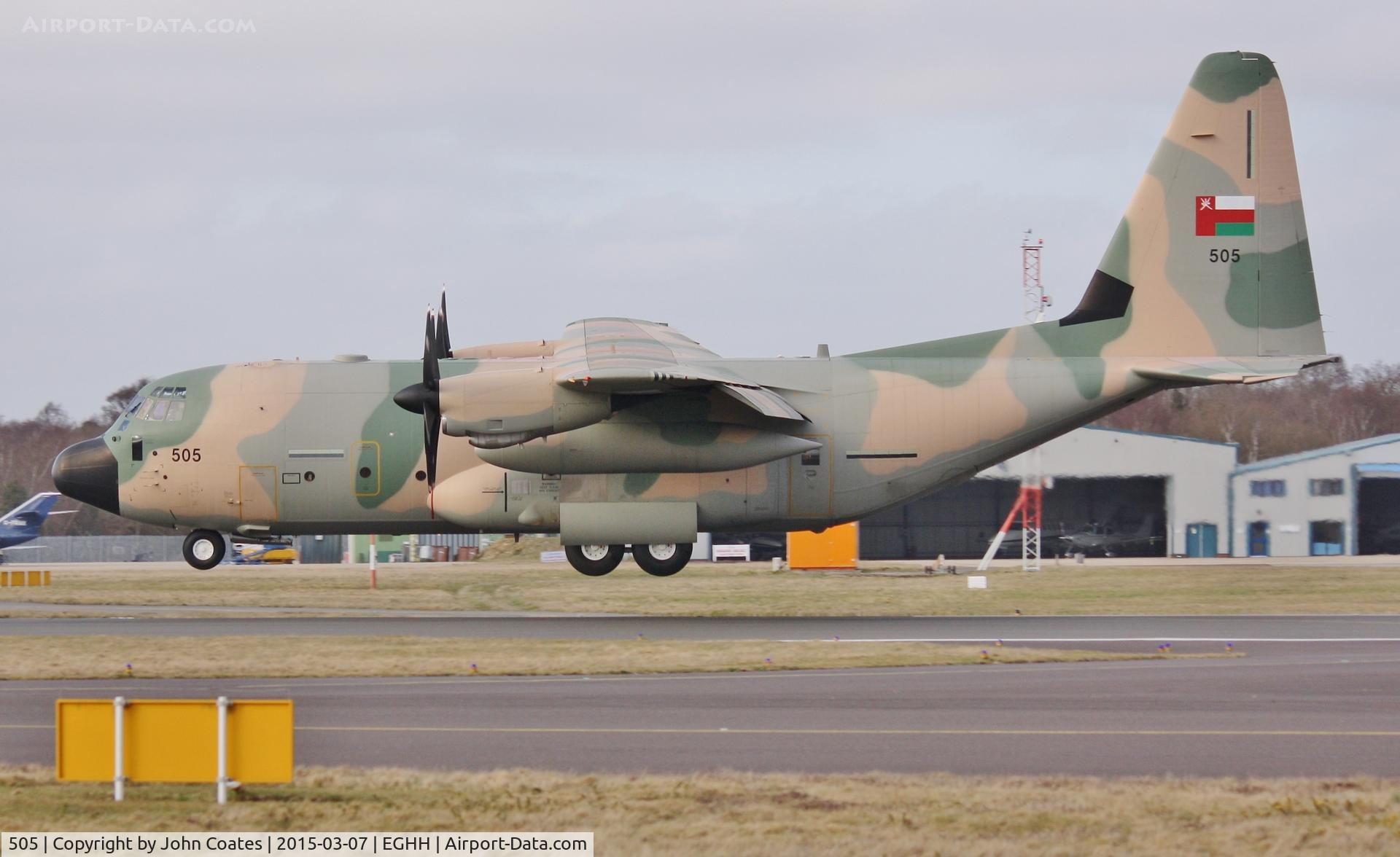 505, 2013 Lockheed Martin C-130J C/N 382-5739, About to touchdown 26