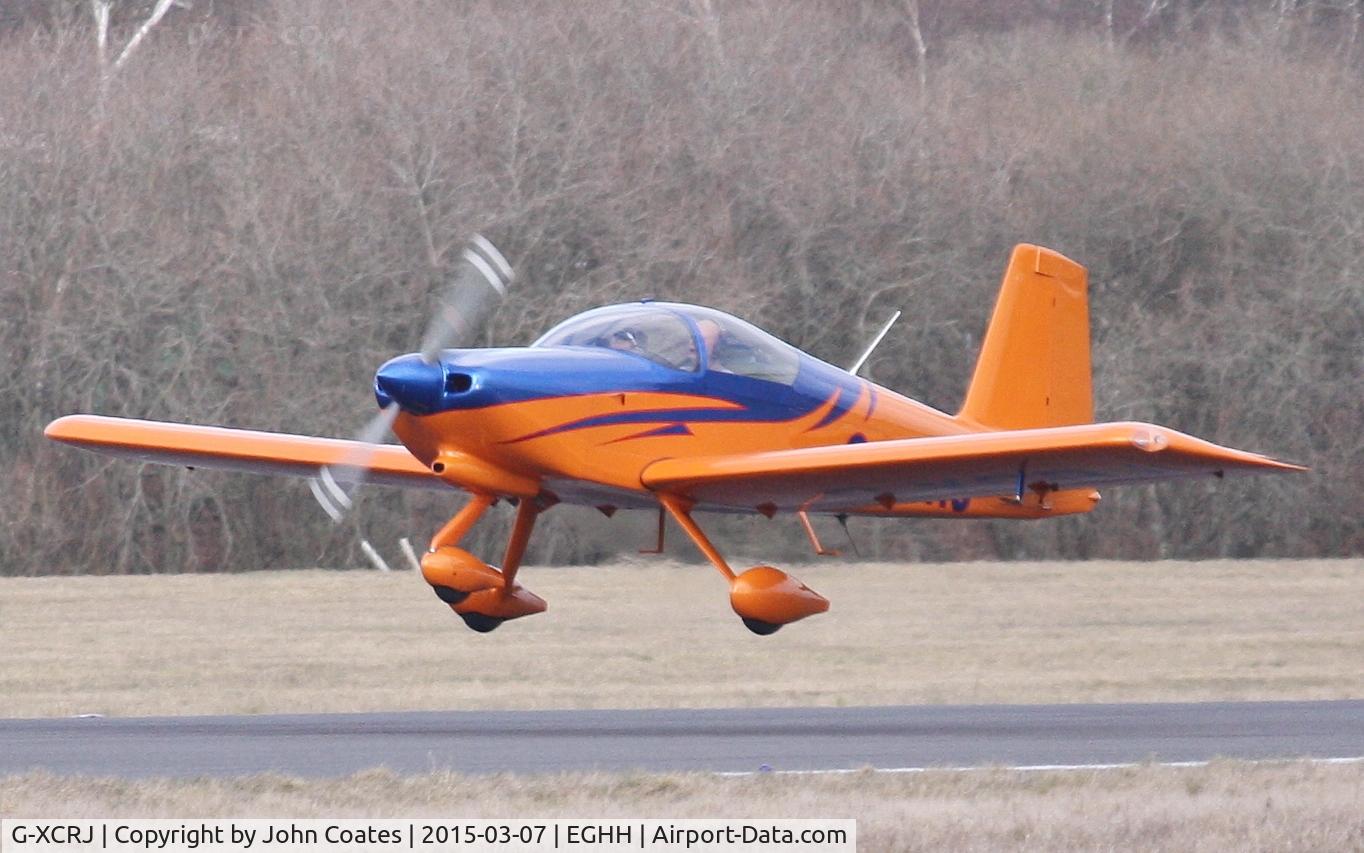 G-XCRJ, 2011 Vans RV-9A C/N PFA 320-14333, Departing off 26