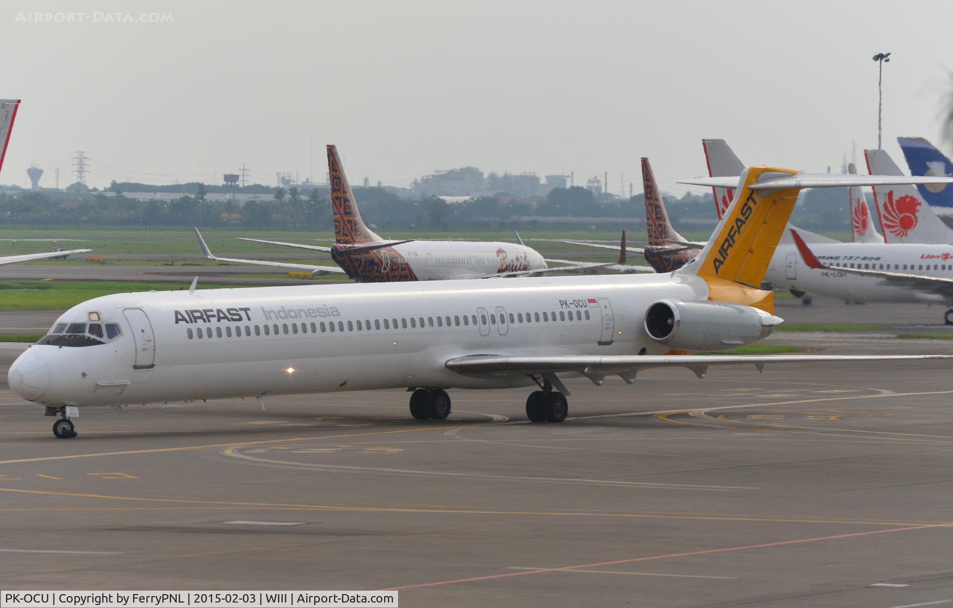 PK-OCU, 1990 McDonnell Douglas MD-82 (DC-9-82) C/N 53017, Nice classic MD80 operating in Indonesia with Airfast.