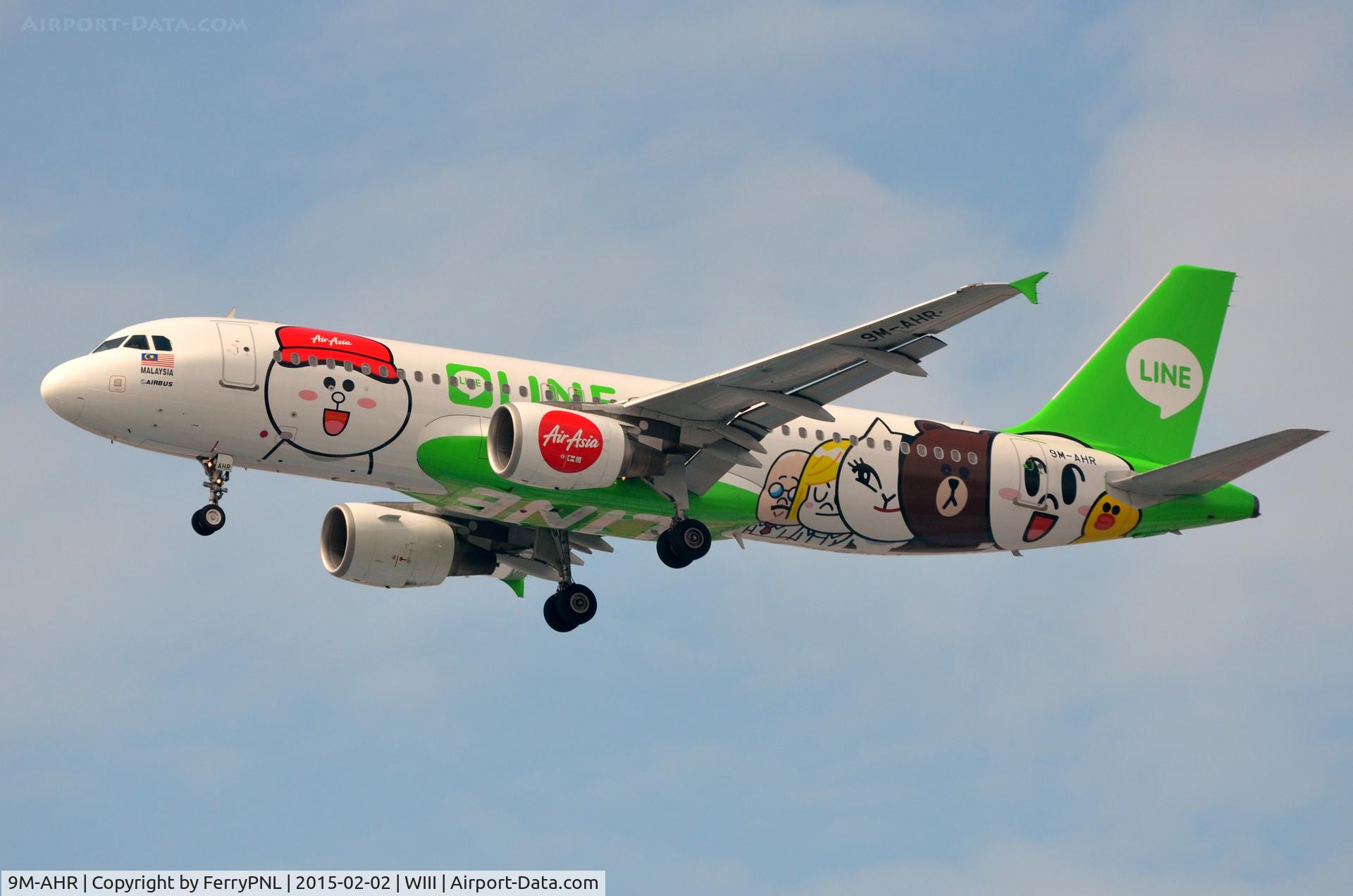 9M-AHR, 2008 Airbus A320-216 C/N 3701, AirAsia A320 in a nice disguish.