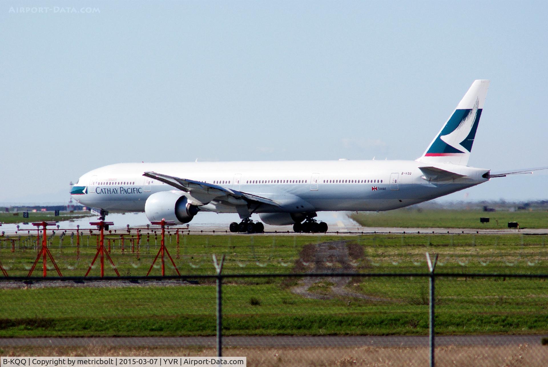 B-KQQ, 2014 Boeing 777-367/ER C/N 41762, CX838 to HKG